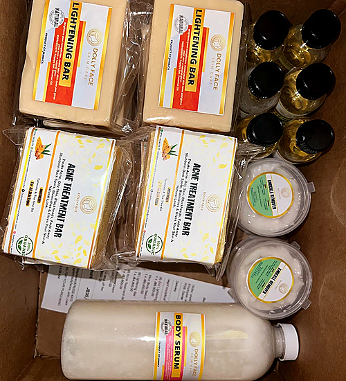 Dolly Face whitening kit