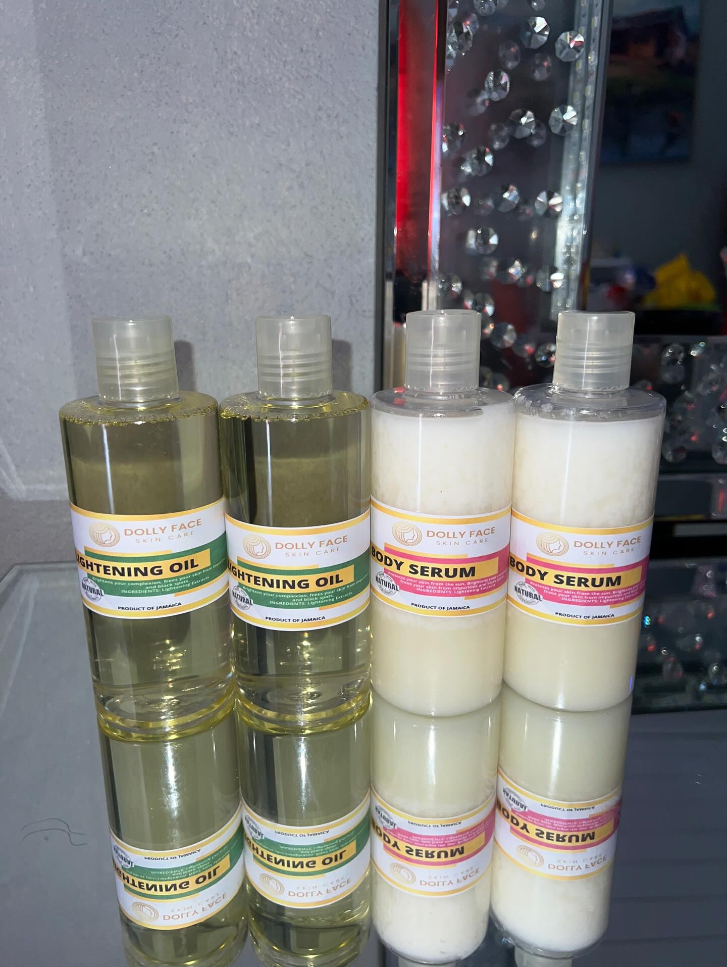 Brightening oil lineup